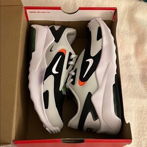 Nike Black, White, and Orange Sneakers